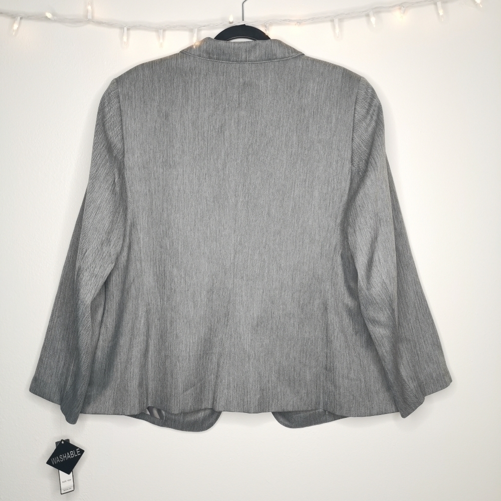 New With Tags (NWT) Emily Women’s 18W Style# 242D726 Washable Gray - Picture 13 of 15